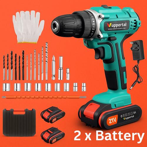 21v cordless combi drill - cordless,