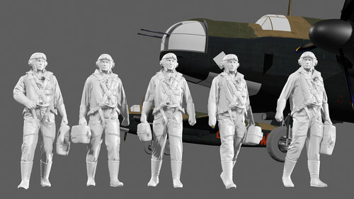 Wwii raf bomber crew - raf,