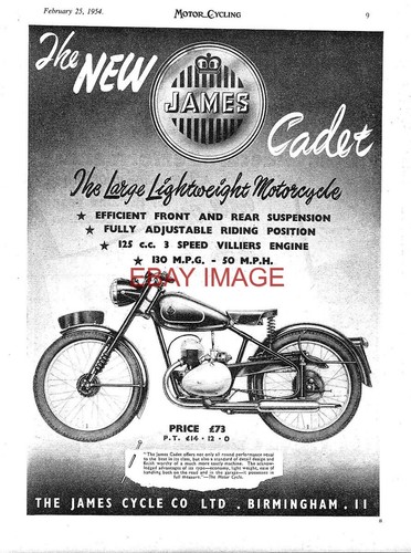 1954 advert for james - 1954,
