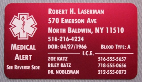 Personalized metal wallet card - personalized,