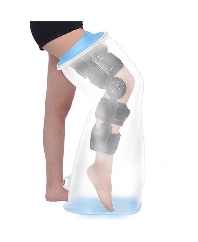 Waterproof full leg cast cover - waterproof,