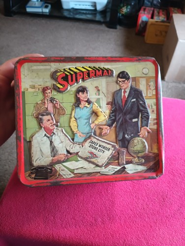 Vintage superman lunchbox - vintage,
