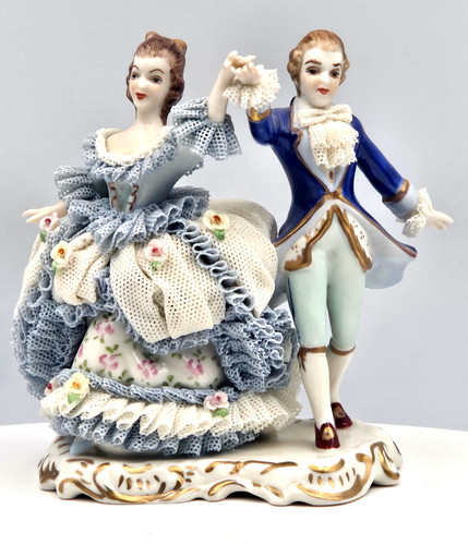 Irish dresden porcelain lace - dresden,