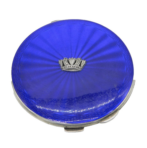 Sterling silver enamel royal - sterling,