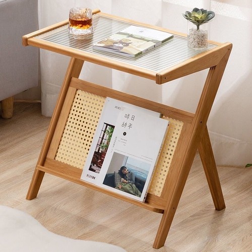 Bamboo glass side - glass, table