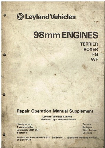 Leyland 98nv 98dv 6 - leyland, 6.98dv