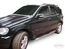 Running boards sill tubes for Mercedes M class ML W163 ø 76 mm V2A