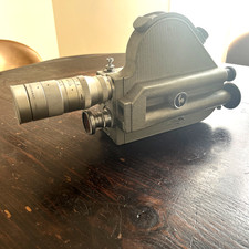 Vintage Pathe Webo M Reflex 16mm Film Motion Picture Camera w/ Kinotel lens