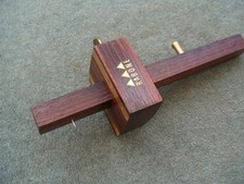 Rosewood & brass mortice /