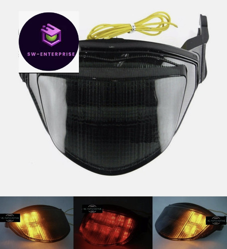 Smoked led rear light with - light,