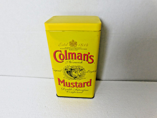 Vintage colman mustard tin - vintage,
