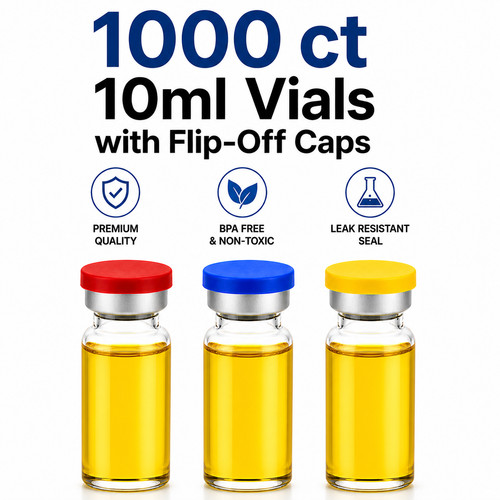 1000 10ml vials flip - vials,