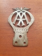 RARE EARLY AA  CYCLE  SCOUT BADGE