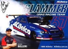 HOLDEN CAR SIGNED DRAG RACING