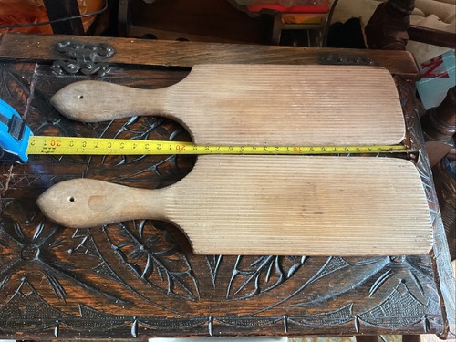 Antique wooden butter molding - wooden,