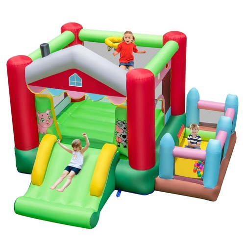 Bounce house 1 farm - bounce, 4-in-1