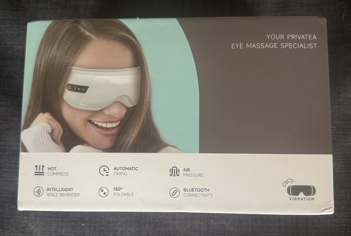 Heated eye mask massager with - heated,