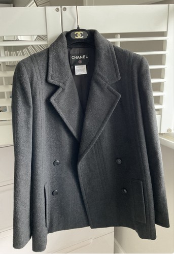 Chanel vintage cashmere double - chanel,