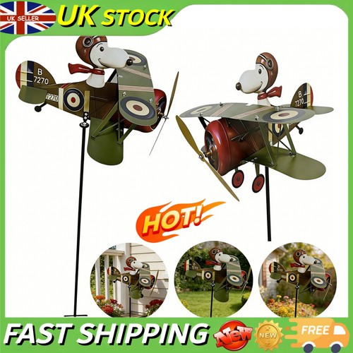Pilot flying biplane wind - pilot,
