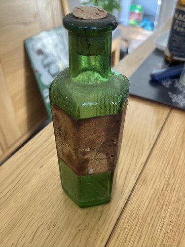 Vintage green hexagonal - green,