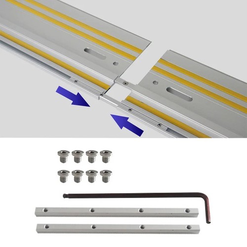Guide rail connector - rail, for