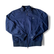 Lacoste Bomber Jacket Mens Small (FR48) Navy Casual Terrrace