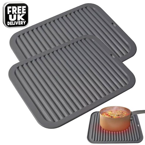 Rectangle silicone trivet - ,
