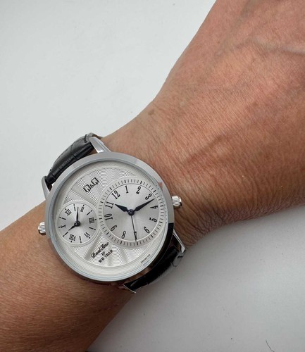 Dual time watch gents - watch,, quartz