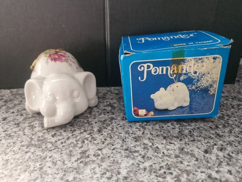 Vintage china pomander - vintage,