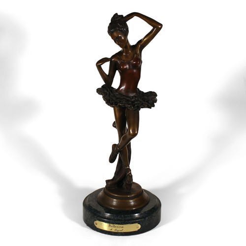 Bronze ballerina dancer - bronze,