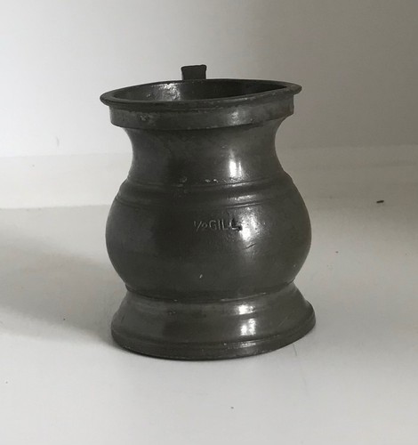 Antique half gill measure - half,