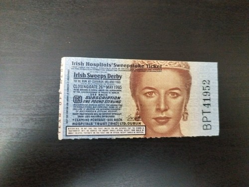 Ireland sweepstake 1965 - sweepstake,
