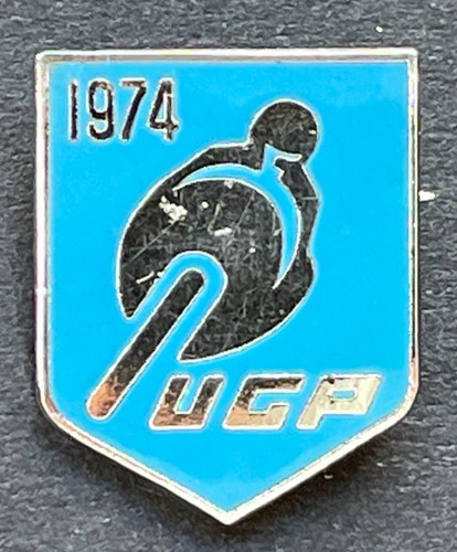 Motorcycle pin badge p - badge, u.g.p