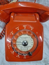 Vintage French Bright Orange