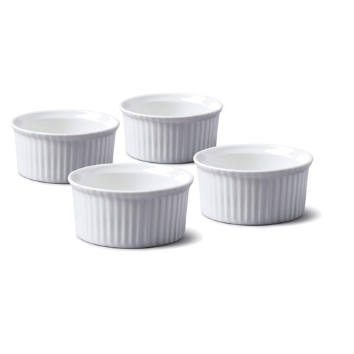 Set porcelain ramekins - set, 4