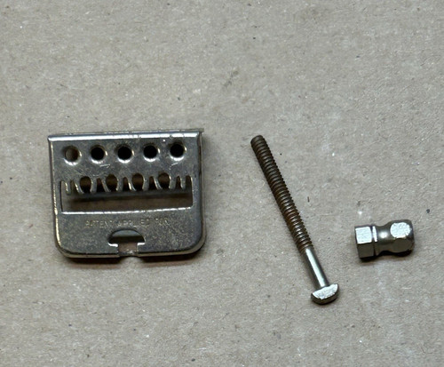 Early string banjo tailpiece - 5,