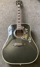 Cimar D390BK by Ibanez MIJ Japan Acoustic Guitar Rare 1970s Vintage Retro Black