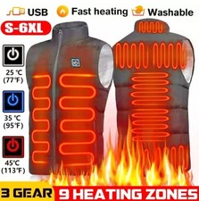 Men USB Electric Heated Vest