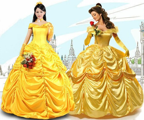 Womens belle cosplay - belle,
