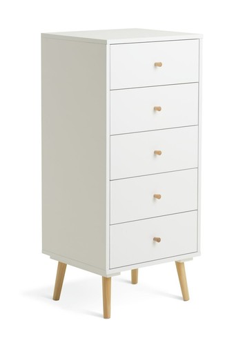 Otto drawer tallboy white - 5,