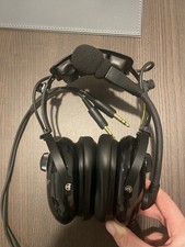 ASA HS-1A Pilot Aviation Headset, Black