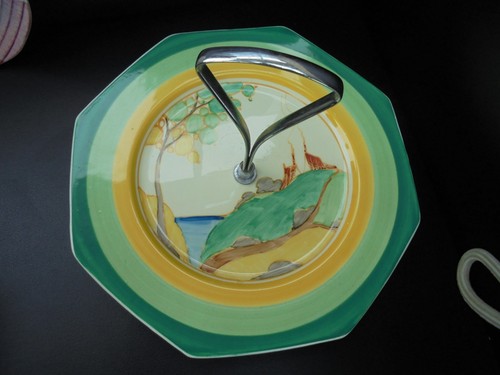 Clarice cliff sandwich plate - sandwich,