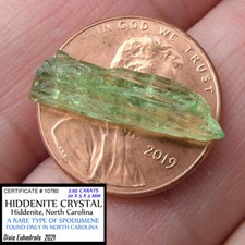 NORTH CAROLINA HIDDENITE