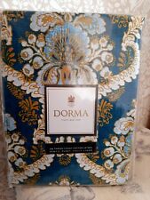 Dorma Versailles luxurious blue paisley design curtains 66x72in pencil pleat