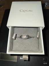 Clogau Silver & 9ct Rose Gold Welsh Dragon Signet Ring Size W (RRP£ 149.00)