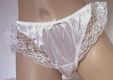 Silky White Vintage Nylon