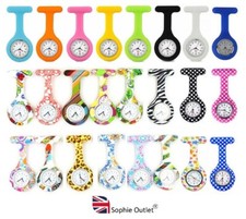 Silicone NURSE WATCH Hospital GP Medical Doctor Vet Fob Watch Uniform Costume UK