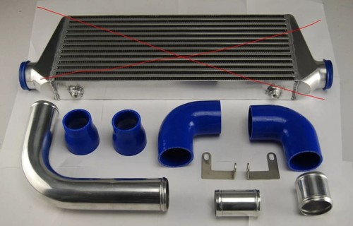 Front mount intercooler piping - front,