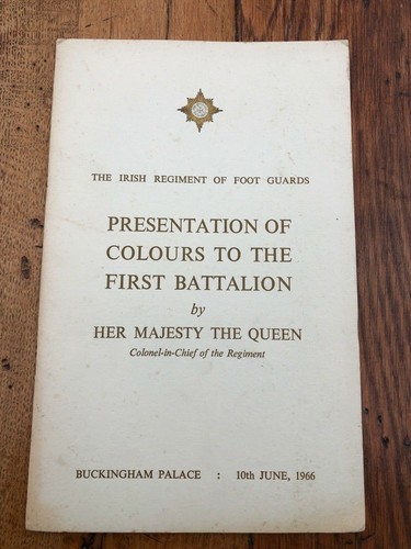 Irish regiment foot guards - of,