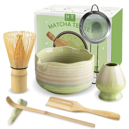 7pcs matcha bowl - matcha, whisk